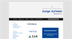 Desktop Screenshot of junge-juristen.de